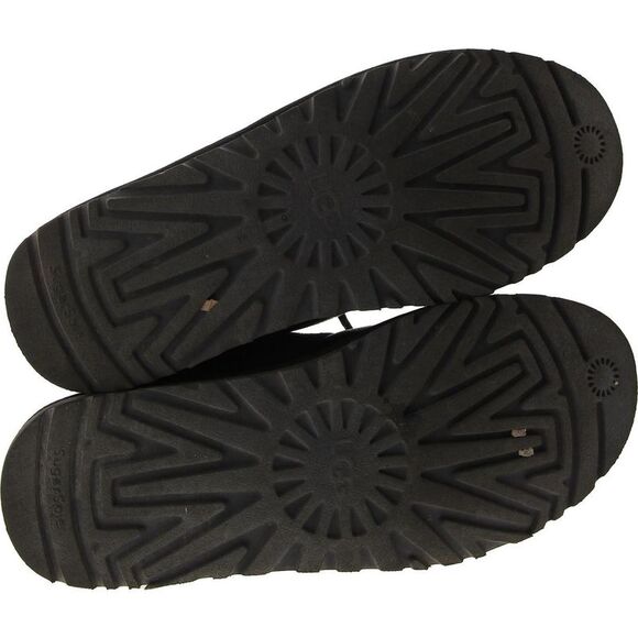 Ugg Mens Neumel Black Leather Casual Lace Up Chukka Boots Used - Picture 2 of 5